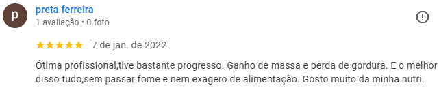 Avaliação de Preta Ferreira